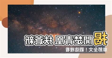楚青凰 扶蒼